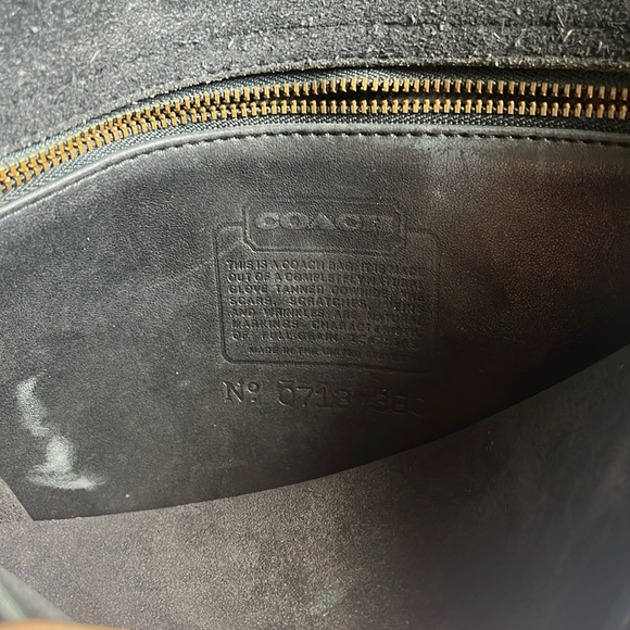 VERY WORN/Project Vintage Coach Shoulder bag - Picture 4 of 4